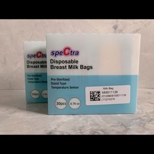 BNIB Spectra Sterile Disposable Breast Milk Storage Bags, 2x 30pk